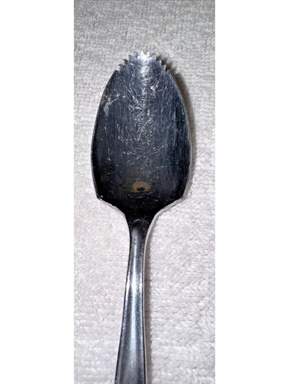 F340~ 2 Marcrest CITRA Stainless Grapefruit Spoons JAPAN